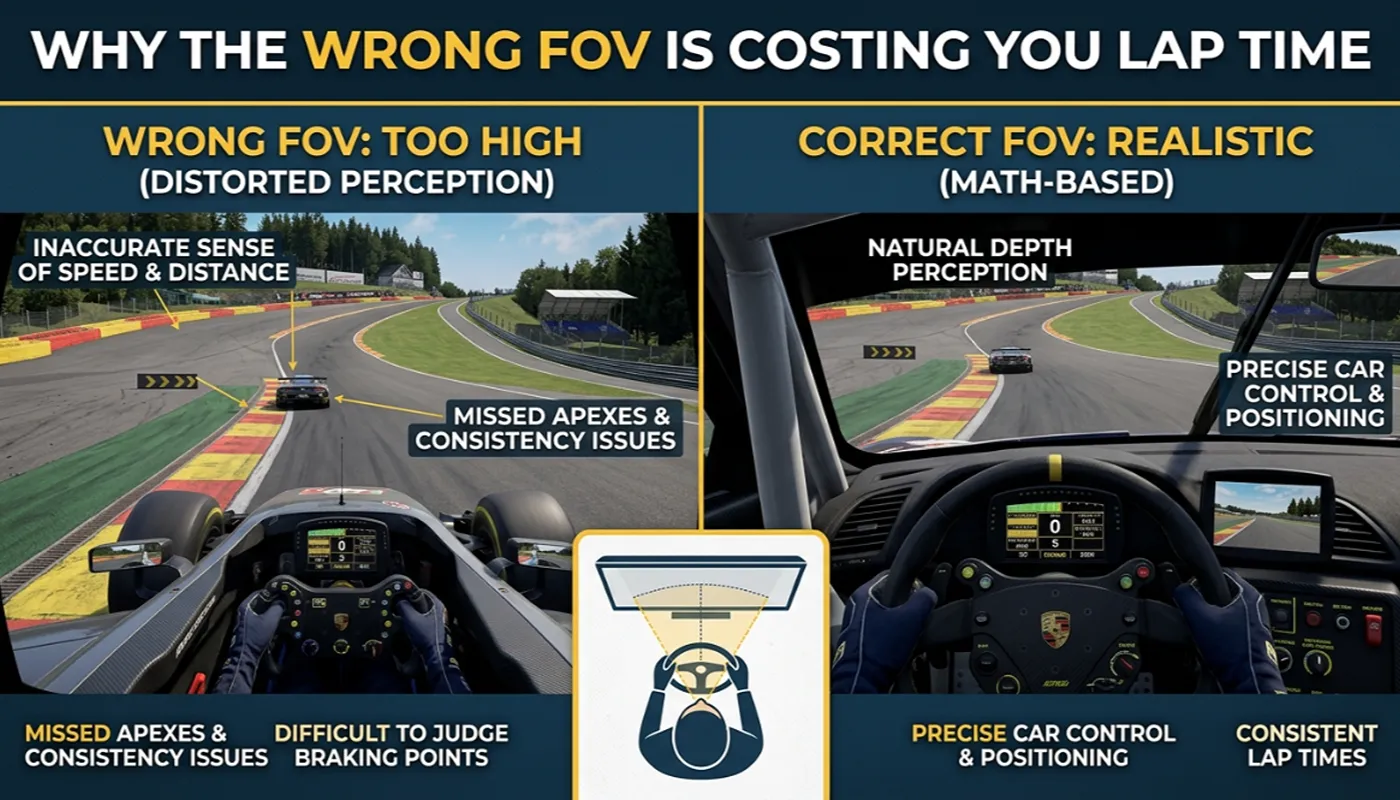 Why the Wrong FOV Is Costing You Lap Time